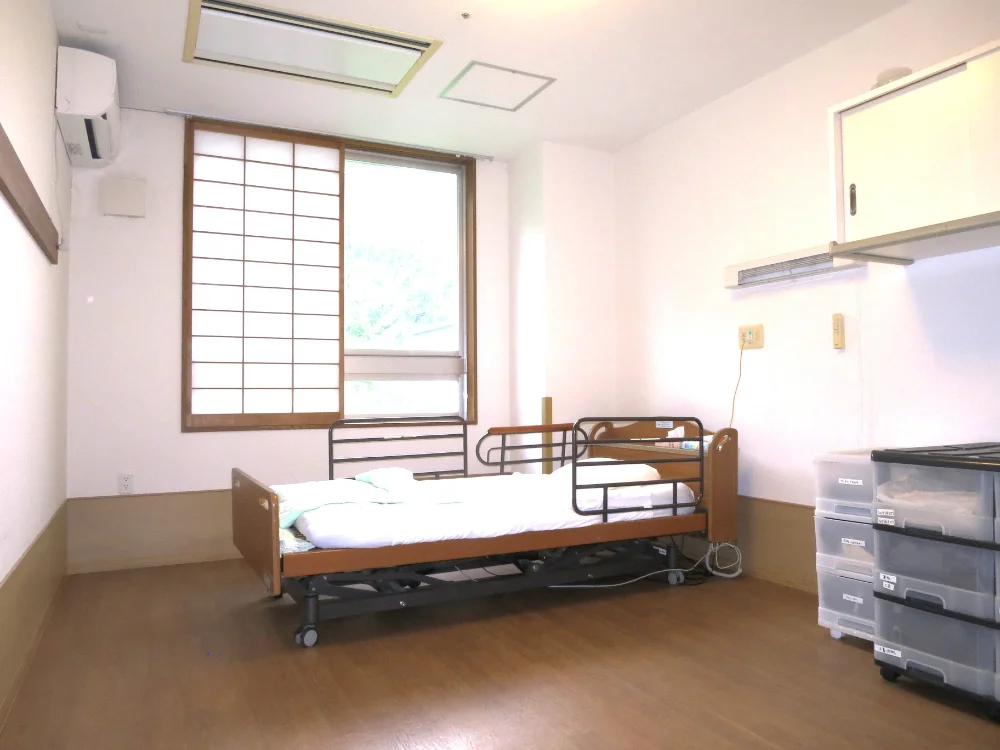 光と緑が入る居室